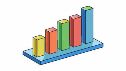Poster - Bar Chart A bar chart is a type of chart that uses vertical or horizontal bars to display categorical data. The length of each bar represents a. Cartoon Vector
