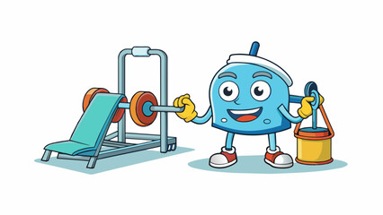 Aufkleber - Characteristics Implemented for hygiene and health purposes expects a specific behavior wiping down equipment applicable to a specific place or. Cartoon Vector