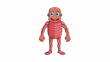 Poster - Firm and elastic The skin had a firm and tight texture with a bounceback quality when pressed. It had a youthful resilience and did not easily wrinkle. Cartoon Vector