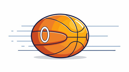 Wall Mural - In a game of basketball a quarter refers to one fourth of the total game time. This period lasts around 10 minutes and usually consists of fastpaced. Cartoon Vector