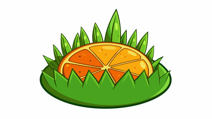 Poster - Smell A sharp and pungent scent reminiscent of fresh grass and citrus fruits.. Cartoon Vector