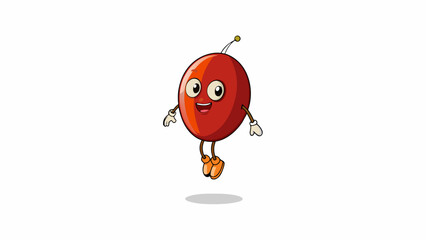 Poster - The balloon I held was weightless floating gracefully in the air. It was as light as a feather swaying gently in my hand.. Cartoon Vector