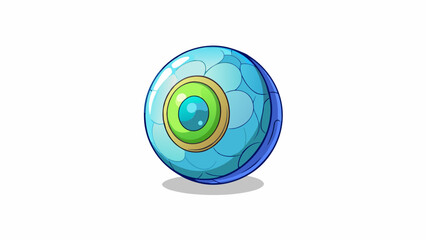 Poster - The eye is a mesmerizing mysterious orb with a mesmerizing glow. It is capable of conveying a wide range of emotions from joy and excitement to. Cartoon Vector