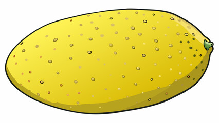 Aufkleber - The last fruit is large and oblong with a thick and rough skin that is a deep shade of yellow. Its skin is easy to peel and underneath you find a soft. Cartoon Vector