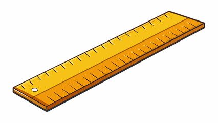 Aufkleber - The piece of paper had a clean straight edge that lined up perfectly with the ruler showcasing the precision and accuracy of the .. Cartoon Vector