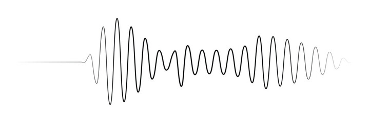 Wall Mural - Sound waves design template. Set of podcast sound waves design. Vector Illustration