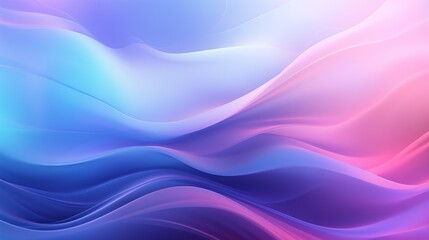 Poster - A dynamic abstract flowing neon wave background in a Japanese vaporwave style, with soft pastels and dreamy gradients.