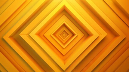 Wall Mural - vibrant yellow geometric patterns creating abstract background frame, ideal for modern design projec
