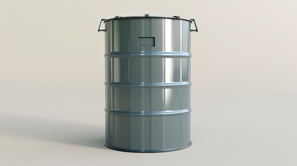 3D illustration. Isolated water tank flat icon for home use.