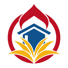 Wall Mural - Education logo icon