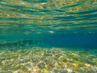 ray, underwater, light, sunlight, sea, blue, water, ocean, sun, surface, background, sun light, deep, under, rays, bright, mediterranean sea, marine, ripple, abstract, nature, aqua, wave, clear, aqua.