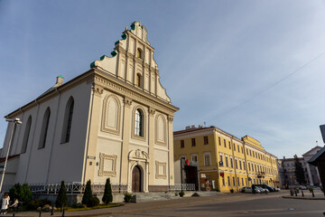 Holy Spirit Orthodox Church (former Basilian Monastery) in Minsk, Belarus, restored church rebuilt after being destroyed by Soviet Union.