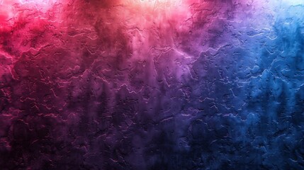 Wall Mural - Color gradient background of dark purple pink blue blurred neon color flow, grainy texture effect, futuristic banner design.