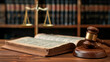 © Aram - gavel on books, justice and law concept