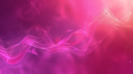 Poster -  A pink and purple backdrop with swirling motifs, housing a single white dot located at the bottom right corner