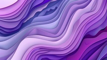 Wall Mural - Abstract Geometric Shapes in Purple and Pink.