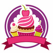 © CreativeDesigns - Vector logo design template. Cake, cupcakes bakery sings.