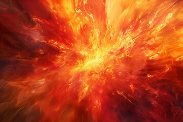 : A fiery explosion of reds, oranges, and yellows blending seamlessly, resembling the heart of a sunburst. The dynamic energy feels intense and radiant.