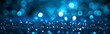 © MD - Abstract Background with Blue Bokeh Lights and Glitter