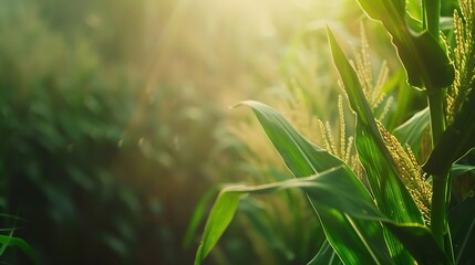 Poster - Corn close up : Generative AI