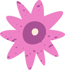 Sticker - Flower Grunge Icon