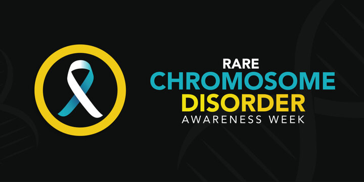 Rare chromosome disorder awareness day. in every June. Annual health awareness. background, banner, card, poster, template. Vector illustration.
