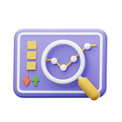 Aufkleber - 3D Trend Analysis Identifying patterns