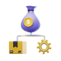 Aufkleber - 3D Variable Costs Costs that vary