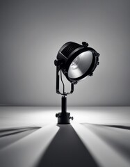 background spotlights olated black white stage lamp light lighting three dimensional concert entertainment equipment halogen headlamp horizontal isolated