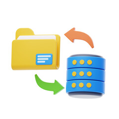 Aufkleber - 3D Backup Files Important documents