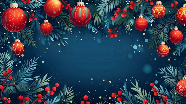 Business Christmas and New Year Cards. Vector illustration concepts for social media banner, background, greeting card, party invitation card, poster, website banner, marketing material