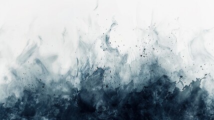 Wall Mural - Abstract white background with faint watercolor splashes
