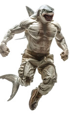 Poster - Shark Humanoid Isolated