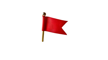Fototapete - flag pin isolated on a transparent background
