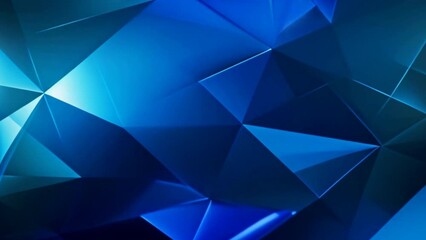 Poster - An abstract blue background with luxurious lines.