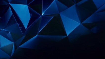 Poster - An abstract blue background with luxurious lines.