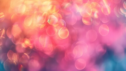 Wall Mural - Abstract kawaii pastel soft colorful smooth blurred textured background in pink tones - dreamy and playful design for creative projects and digital art