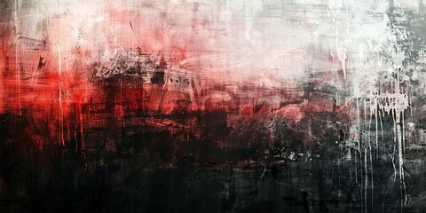 Wall Mural - dark red white black grunge background with stripes,banner, poster, old wall texture frame