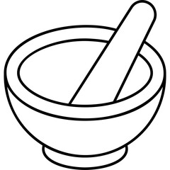 Sticker - Mortar Herb Icon