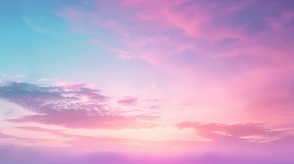 Canvas Print - Soft gradient from light purple to pink
