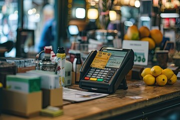Poster - modern payment gateway interface for transactions
