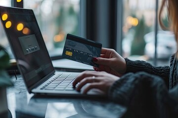 Poster - modern payment gateway interface for transactions