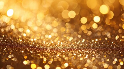 Poster - golden glitter background --ar 16:9 --v 60 --style raw
