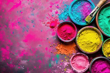 Poster - Holi crafts and decorations Get creative with DIY projects to enhance the festive atmosphere
