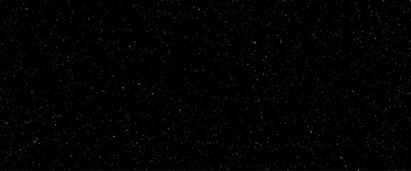 flying dust particles on a black background, abstract real dust floating over black background for o