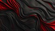 © Антон Сальников - Wedding invitation cover templates in elegant black and red abstract style