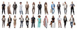 © Rawpixel.com - Adult, full body, people png element set on transparent background