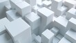 © Антон Сальников - White rotating cube, abstract 3D animation, 4K video
