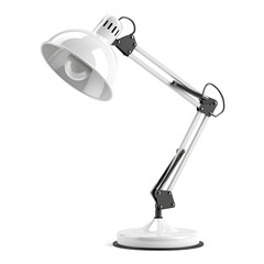 Work desk lamp Brightly lit devices facilitate reading and other activities