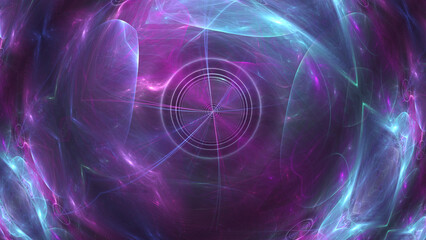 Wall Mural - nebula color smoke abstract illustration